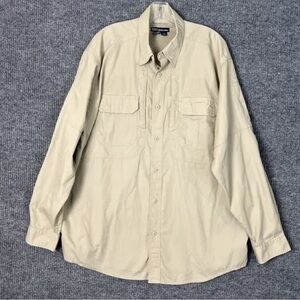 Khaki Long-Sleeve Shirt